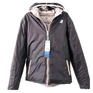 K-WAY JACQUES DOWN COAT JACKET PUFFER HOOD NWT